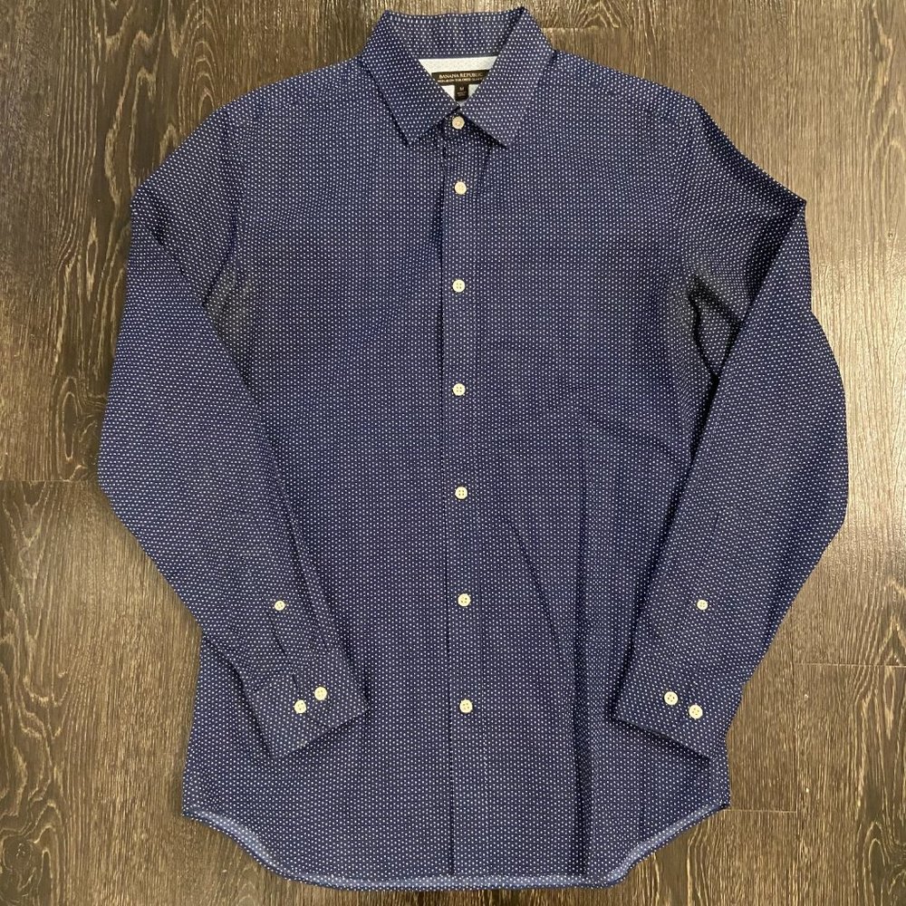 Banana Republic Tailored Slim Fit Button Down Dress Shirt